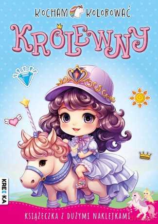 Królewny. Kocham kolorować [KSIĄŻKA]