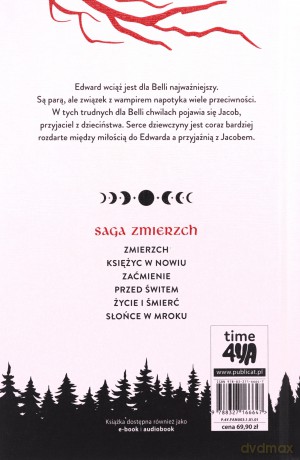 Księżyc w nowiu. Saga zmierzch (Tom 2) - Stephenie Meyer [KSIĄŻKA]