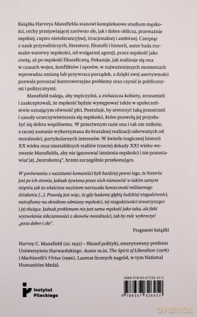Męskość - Harveh C. Mansfield [KSIĄŻKA]