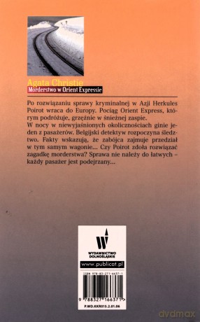 Morderstwo w orient expressie wyd. kieszonkowe - Agata Christie [KSIĄŻKA]