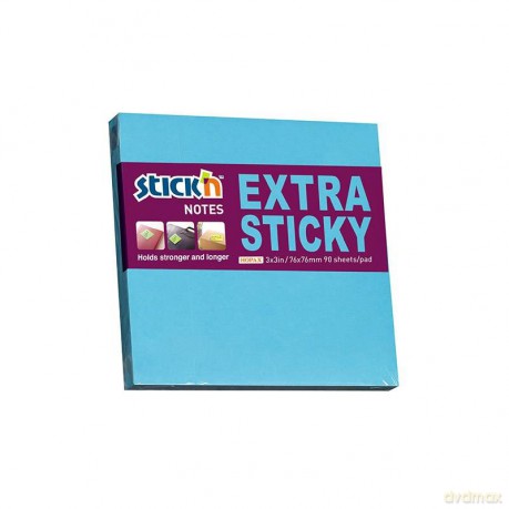 Notes samoprzylepny Extra sticky niebieski neon