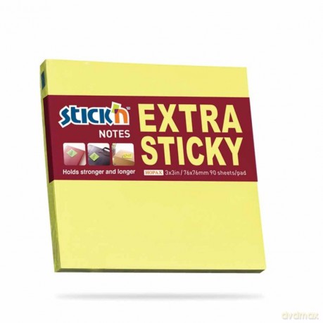 Notes samoprzylepny Extra sticky żółty neon