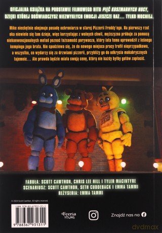 Pięć koszmarnych nocy. Five Nights at Freddy's - Cawthon Scott, Tammi Emma, Cuddeback Seth [KSIĄŻKA]