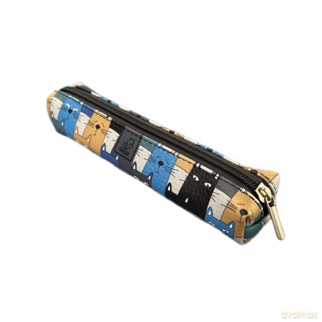 Piórnik mini etui prostokąt koteczki BB220043