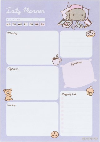 Planner A5 dzienny Pusheen BNE0029 [KALENDARZ]