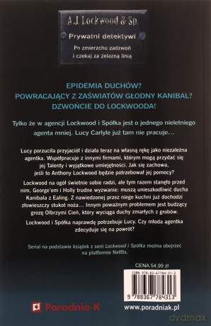 Poławiacz dusz. Lockwood i Spółka (Tom 4) - Jonathan Stroud [KSIĄŻKA]