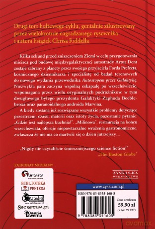 Restauracja na końcu wszechświata (Tom 2) (edycja ilustrowana) - Douglas Adams [KSIĄŻKA]