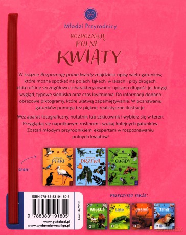 Rozpoznaję polne kwiaty. Młodzi przyrodnicy - Patrycja Zarawska [KSIĄŻKA]