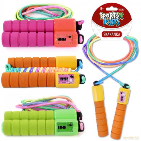 Skakanka z licznikiem Sportox Kids 1 szt.mix