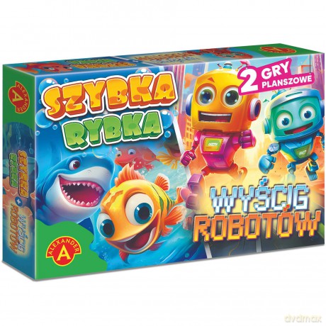 Szybka rybka Wyścig robotów [GRA PLANSZOWA]