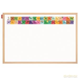 Tablica edukacyjna MEMOBE Alphabet adventure! 60x40 cm