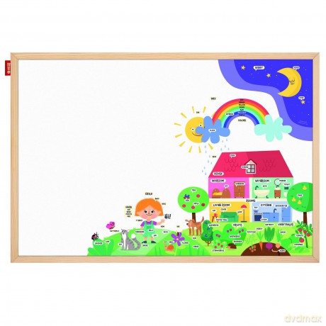 Tablica edukacyjna MEMOBE English adventure! 60x40 cm
