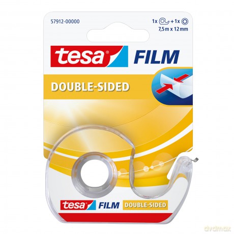 Taśma biurowa Tesafilm dwustronna 7,5m x12mm