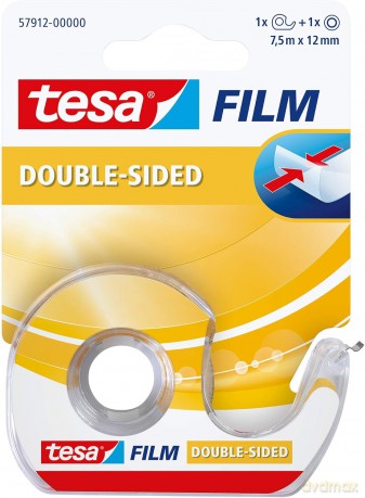 Taśma biurowa Tesafilm dwustronna 7,5m x12mm