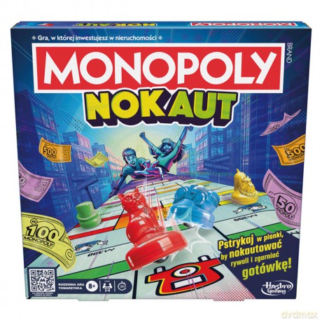 HASBRO GAME Monopoly Nokaut, gra [GRA PLANSZOWA]