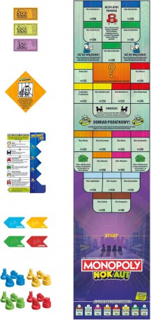 HASBRO GAME Monopoly Nokaut, gra [GRA PLANSZOWA]