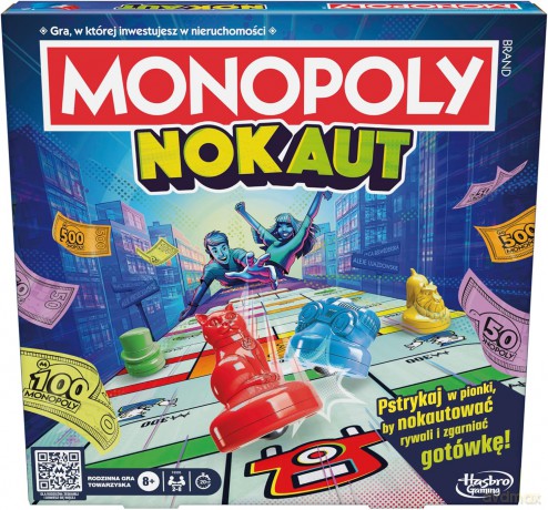 HASBRO GAME Monopoly Nokaut, gra [GRA PLANSZOWA]