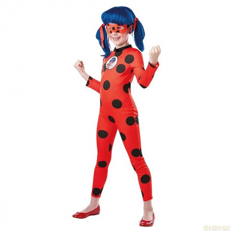 MIRACULOUS: BIEDRONKA I CZARNY KOT Strój Ladybug Miraculous 9-10 lat, kostium