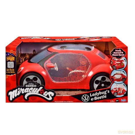 MIRACULOUS: BIEDRONKA I CZARNY KOT Volkswagen E-Beetle, pojazd