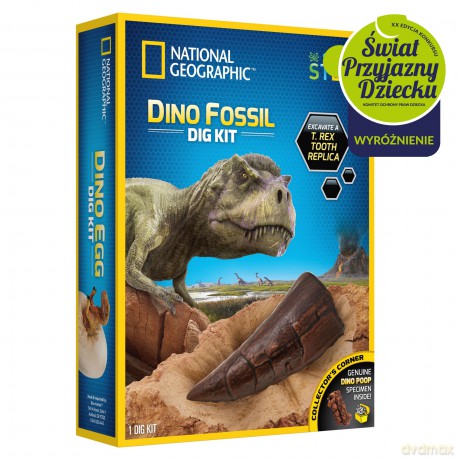 NATIONAL GEOGRAPHIC Zestaw Skamieliny dinozaura, zabawka kreatywna