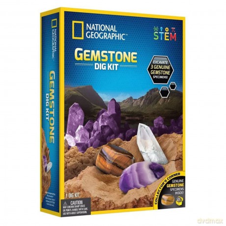 NATIONAL GEOGRAPHIC Zestaw wykopaliskowy Klejnoty, zabawka kreatywna