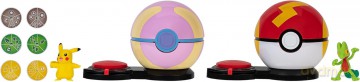 POKEMON Gra Surprise Attack Pikachu Fast Ball vs. Treecko Heal Ball Seria 3, figurka [FIGURKA]