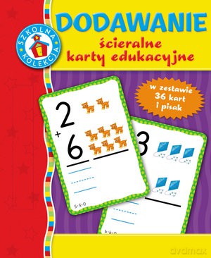 Dodawanie Ścieralne Karty Edukacyjne (TW) [KSIĄŻKA]