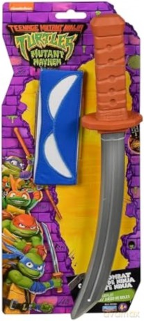 WOJOWNICZE ŻÓŁWIE NINJA Movie Mutant Mayhem Leonardo, zestaw do odgrywania ról