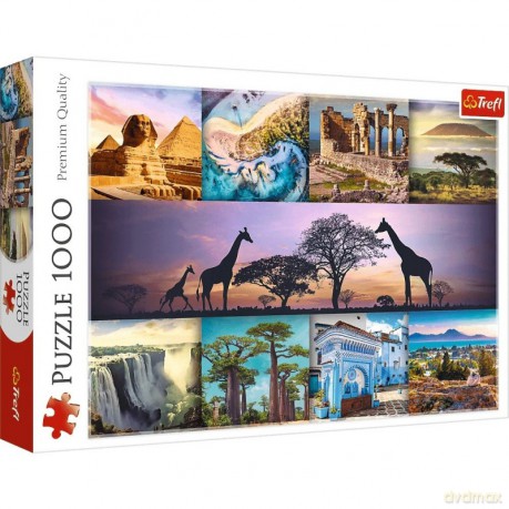 TREFL 1000 el. Kolaż Afryka [PUZZLE]