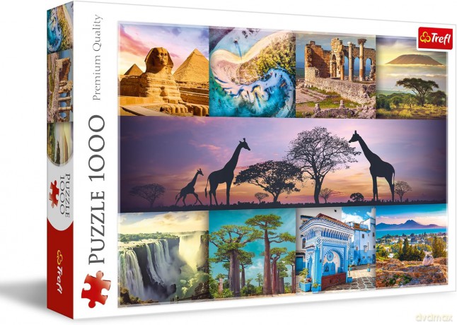 TREFL 1000 el. Kolaż Afryka [PUZZLE]