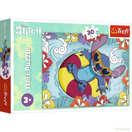 TREFL 30 el. Lilo i Stitch na wakacjach [PUZZLE]