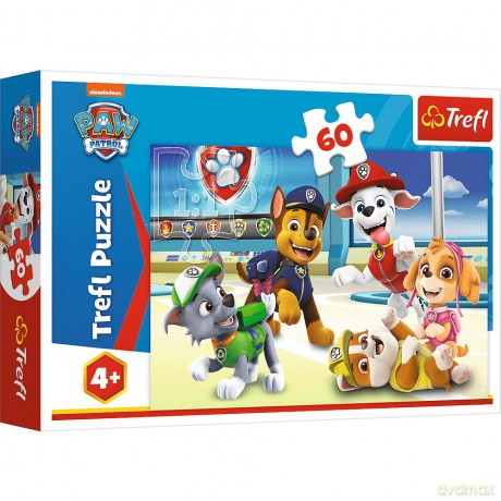 TREFL 60 el. W świecie Piesków Psi Patrol [PUZZLE]