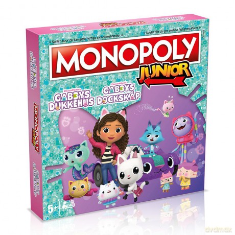 Monopoly Junior - Gabby's Dollhouse (DA/SE) (WIN0650) [GRA PLANSZOWA]