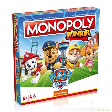 Monopoly Junior - Paw Patrol (DA/SE) (WIN5411) [GRA PLANSZOWA]