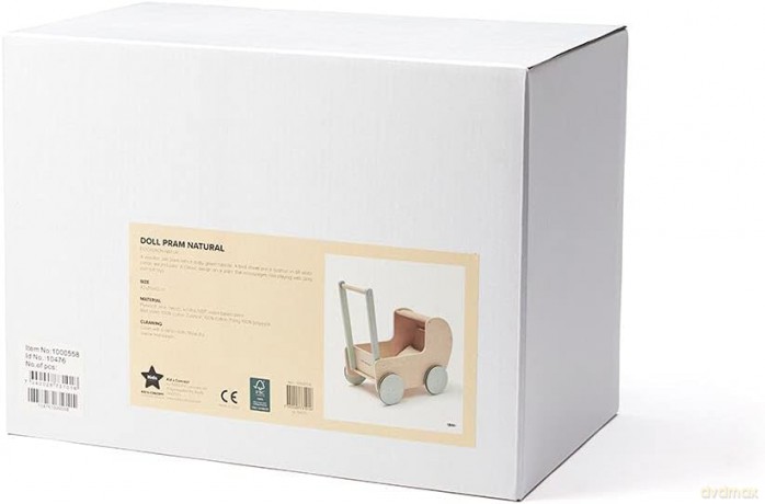 Kids Concept - Doll pram natural (1000558)