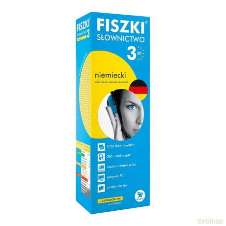 Fiszki Słownictwo Niemiecki 3 B1 Dla Średnio Zaawansowanych (TW) [KSIĄŻKA]