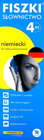 Fiszki Słownictwo Niemiecki 4 B2 Dla Średniozaawansowanych (TW) [KSIĄŻKA]