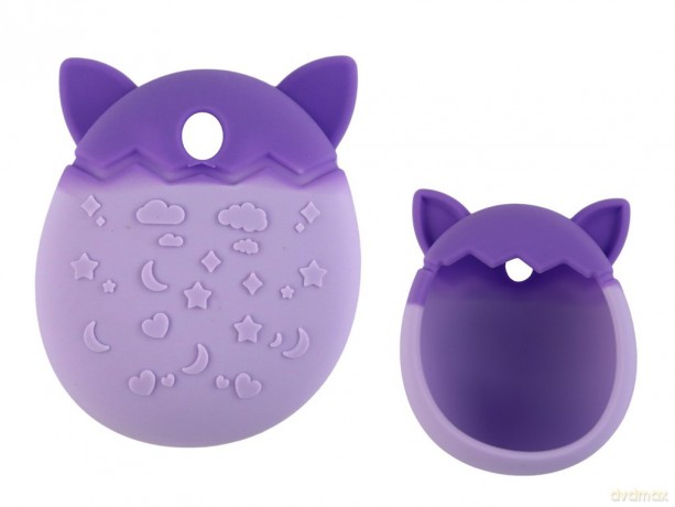 Etui case na Tamagotchi silikonowy fioletowy [GRA]