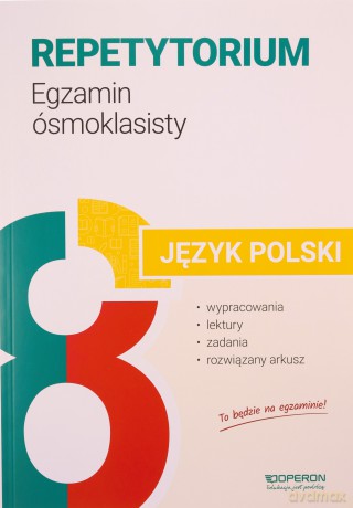Język pol. SP 8 repetytorium. Egzamin 8 kl [KSIĄŻKA]