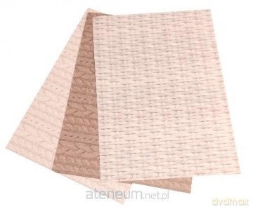 Karton obustronny 300g 24x34cm 3 ark MIX