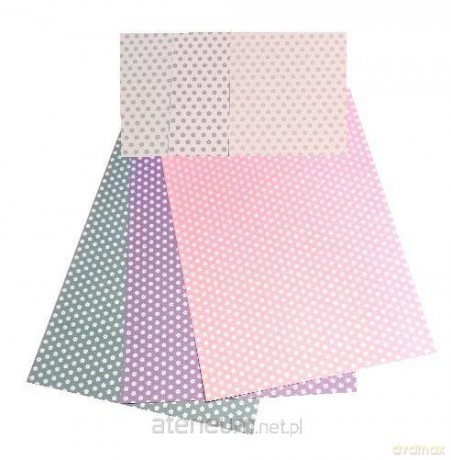Karton obustronny 300g 24x34cm 3 ark MIX