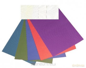 Karton obustronny kropki 300g 24x34cm 5 ark MIX