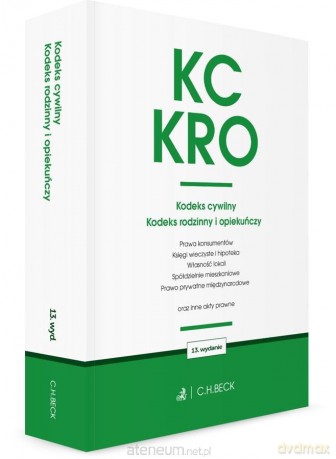 KC. KRO. Kodeks cywilny. Kodeks rodzinny w.13 [KSIĄŻKA]
