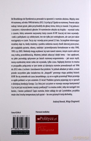 Intelektualna Historia III Rp Rozmowy Z Lat 1990-2012 - Andrzej Nowak [KSIĄŻKA]