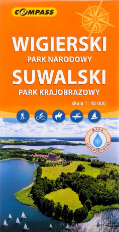 Mapa - Wigierski Park Narodowy, Suwalski 1:40 000