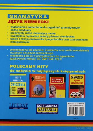 Jezyk Niemiecki Gramatyka [KSIĄŻKA]
