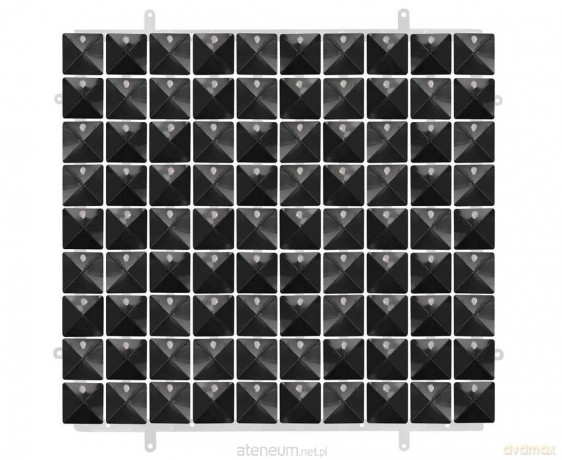 Panel dekoracyjny czarny 3D 30x30cm