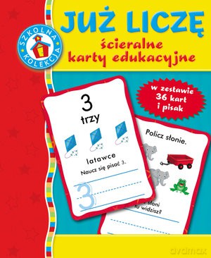 Już Liczę Ścieralne Karty Edukacyjne (TW) [KSIĄŻKA]