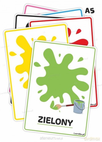 Plansze edukacyjna - kolory [KSIĄŻKA]