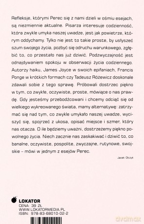 Podzwyczajność - Georges Pereca [KSIĄŻKA]